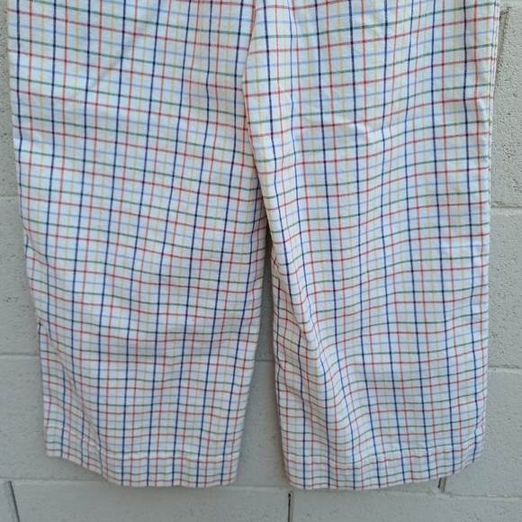 Madewell Emmett Wide-Leg Pants Rainbow Windowpane - Picture 12 of 14